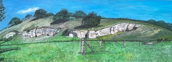 Schilderij "Drente" door Marianne — Kunstcollectief Zaalberg