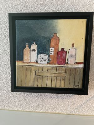 Schilderij "Kruiken" door Marianne — Kunstcollectief Zaalberg