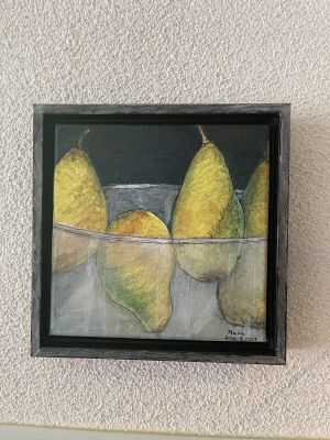 Schilderij "Peren in Glas" door Marianne — Kunstcollectief Zaalberg