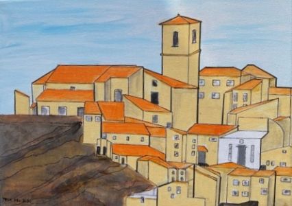 Schilderij "Toscane" door Marianne — Kunstcollectief Zaalberg
