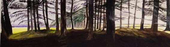 Schilderij "Utrechts Landschap" door Marianne — Kunstcollectief Zaalberg