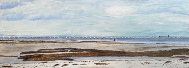 Schilderij "Zeeland" door Marianne — Kunstcollectief Zaalberg