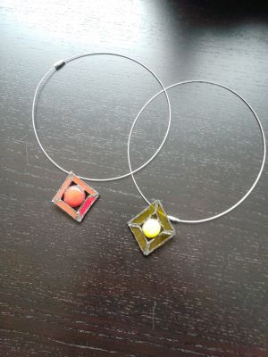 Tiffany-glaswerk "Collier" door Pieter — Kunstcollectief Zaalberg