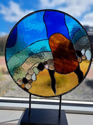 Tiffany-glaswerk "Raamdecoratie Boa Vista" door Pieter — Kunstcollectief Zaalberg